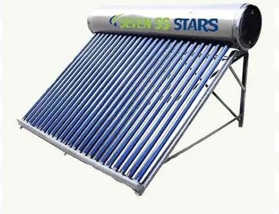 Seven SS Stars 150 Liters Non-Pressurized Heat-Pipe tube Solar Water Heater